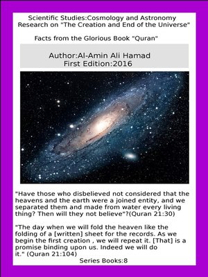 cover image of Research On "The Creation and End of the Universe"